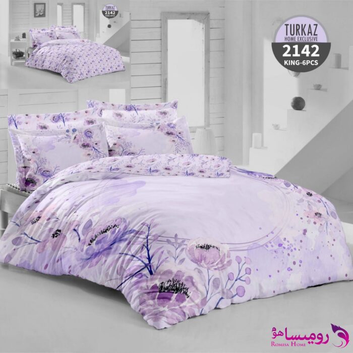 روتختی طرح گل بنفش